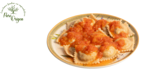 Raviolis de carne artesanales+salsa pomodoro*1 | 160gr pasta / 90gr salsa